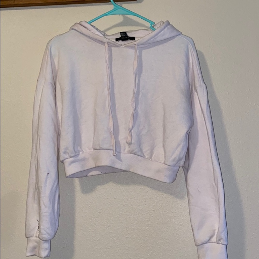 Cropped hoodie